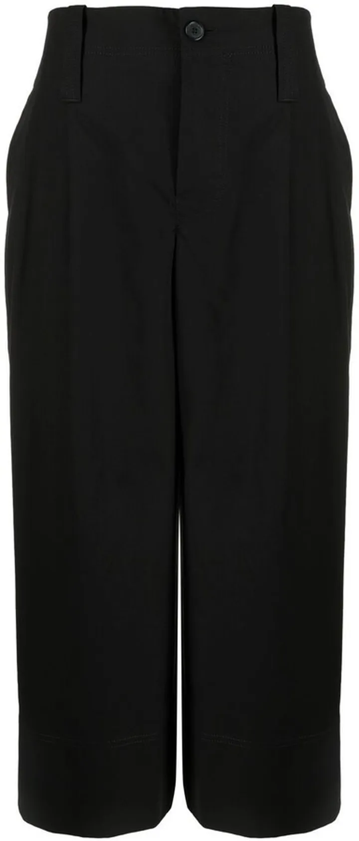 Cropped Wide Leg Trousers