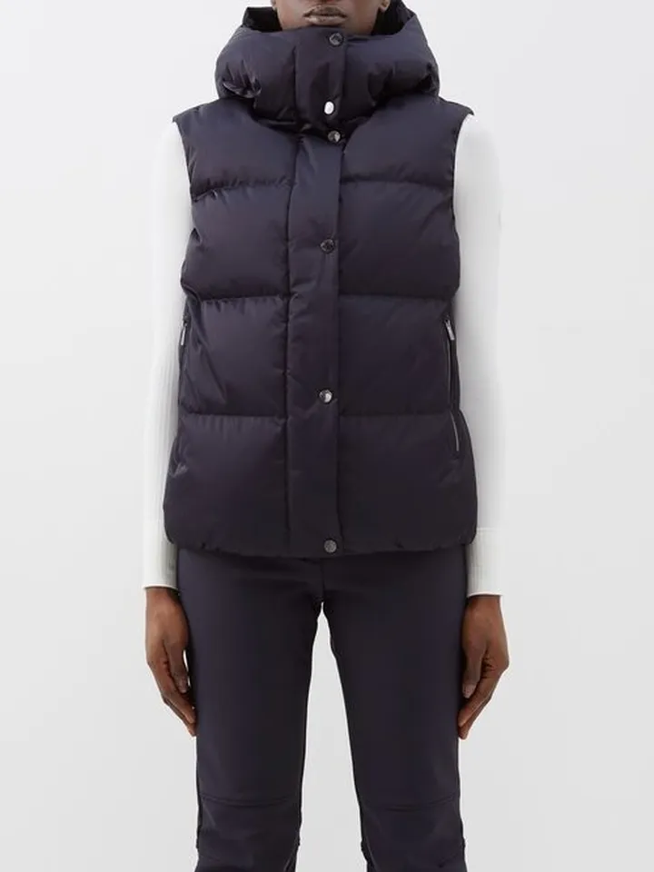 Paula Hooded Down Ski Gilet