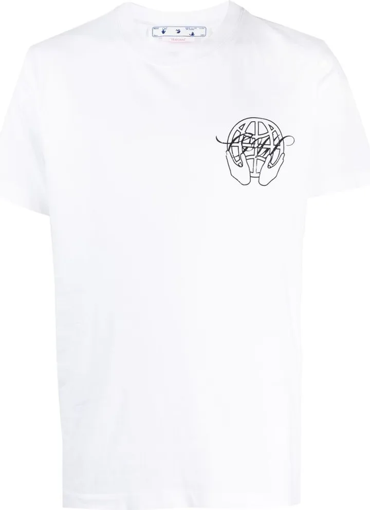logo-print cotton T-shirt