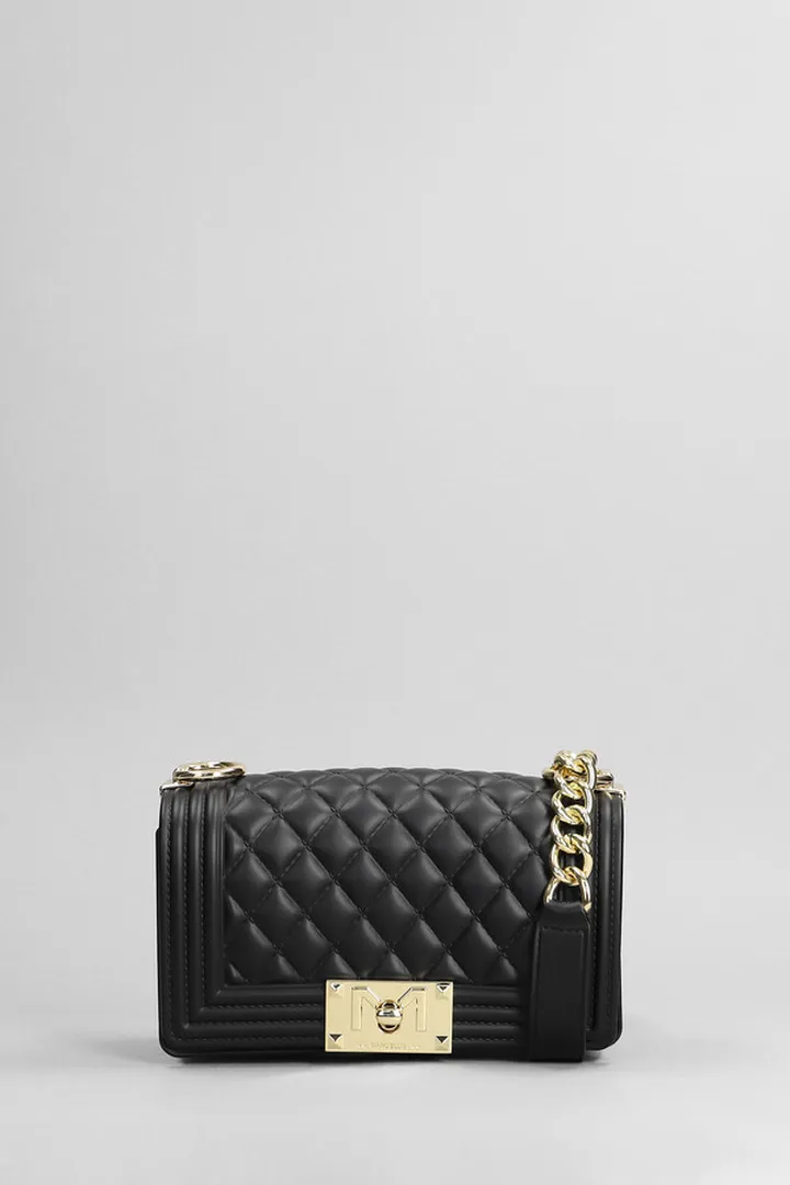 Las Vegas Xs Shoulder Bag In Black Leather