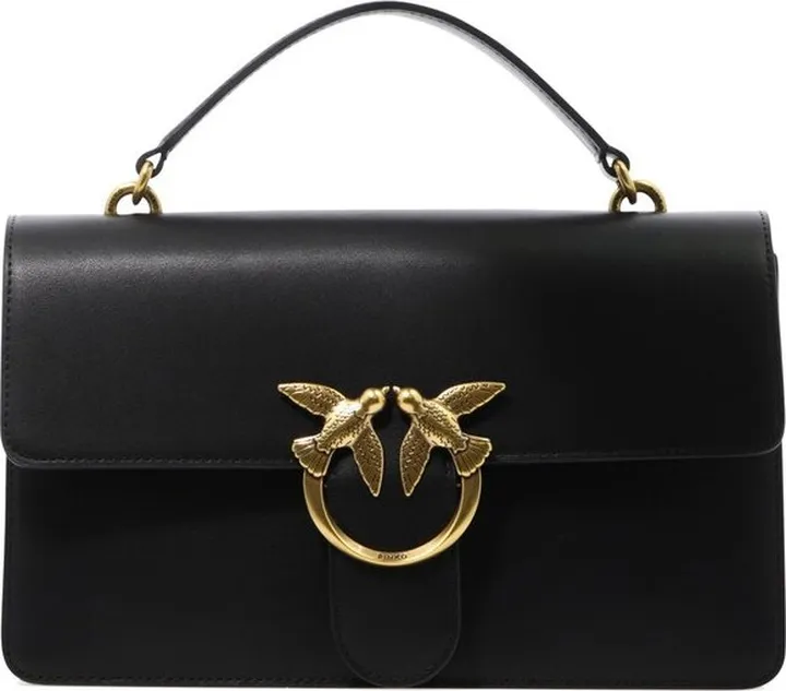 Pinko Love One Logo Plaque Tote Bag