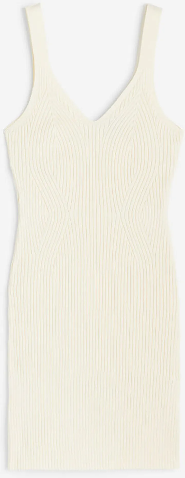 Rib-knit Bodycon Dress