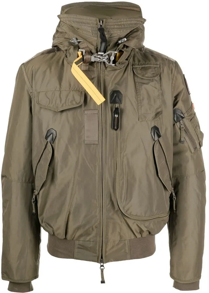 Feather-Down Padded Bomber Jacket