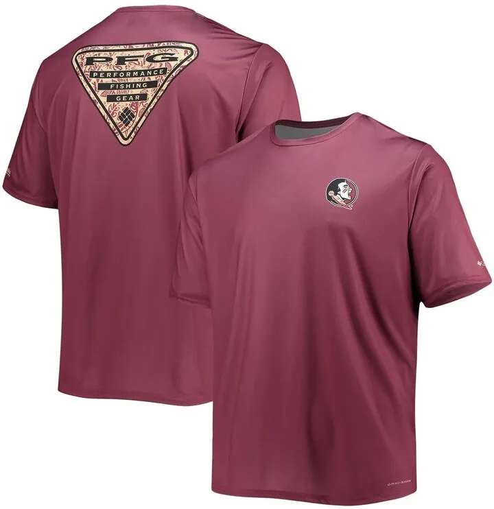 Men's Columbia Garnet Florida State Seminoles Terminal Tackle Omni-Shade T-shirt