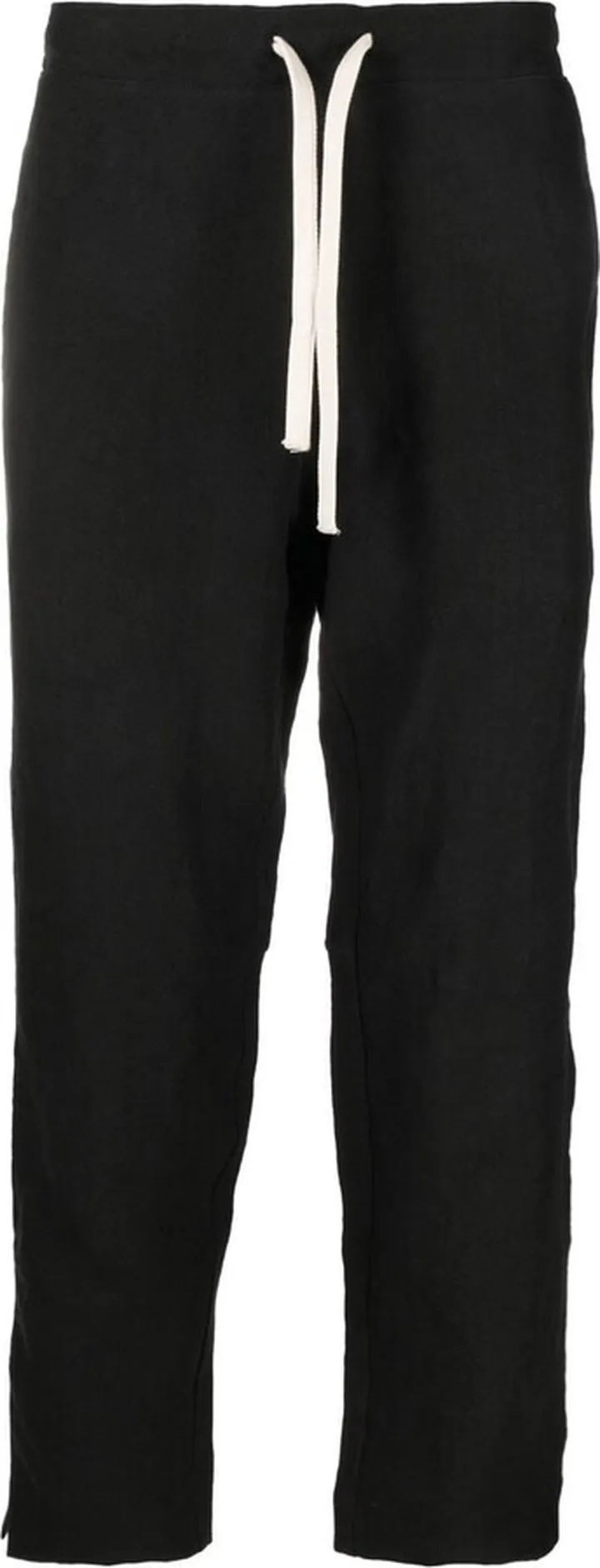 Lightweight Cropped Linen Trousers