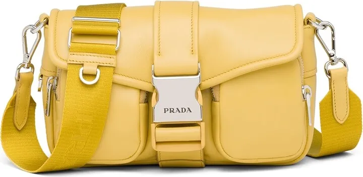 Buckle-Detail Leather Bag