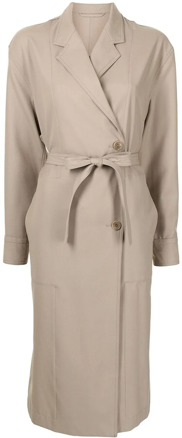 Belted Midi Trench Coat