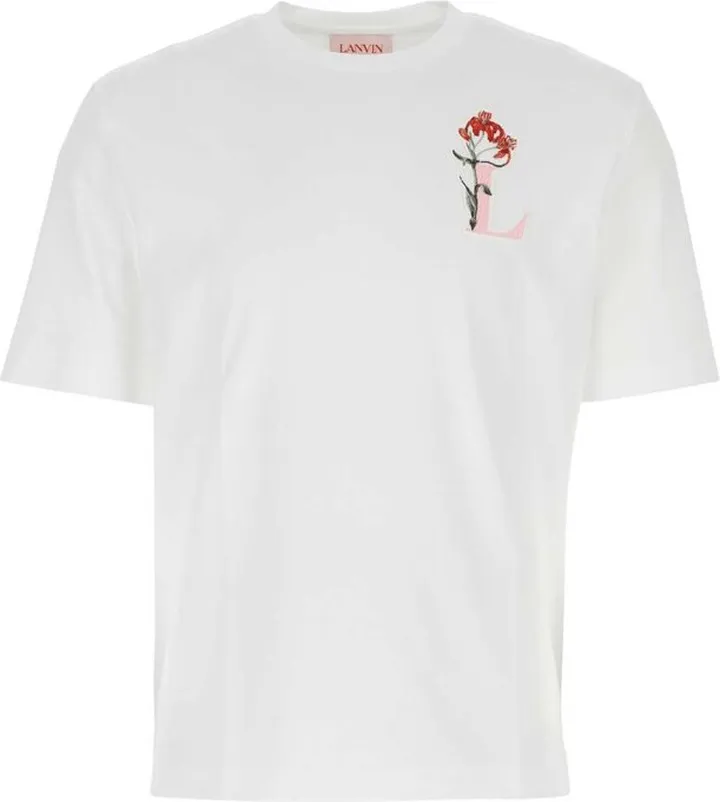 Lanvin Logo Detailed Crewneck T-Shirt