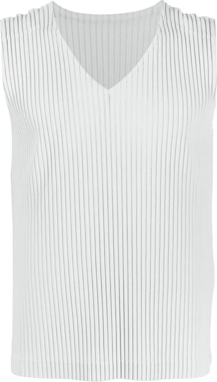 V-neck sleeveless tank top