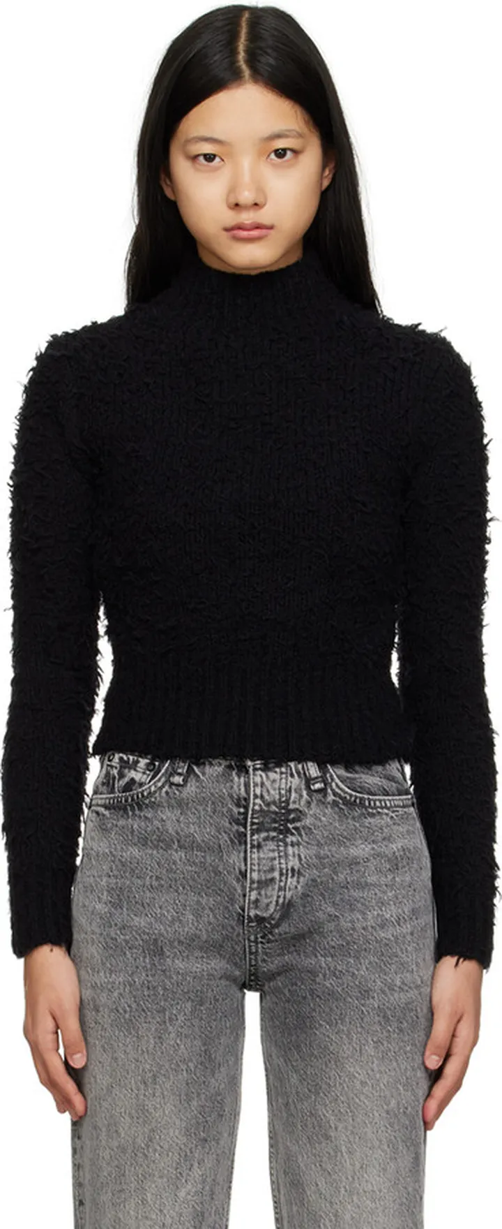 rag & bone Black Natasha Turtleneck