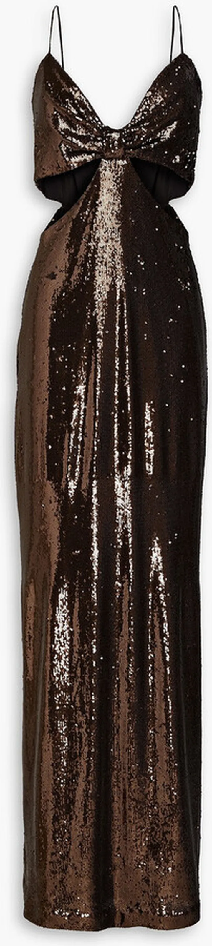 Chloe cutout sequined tulle gown