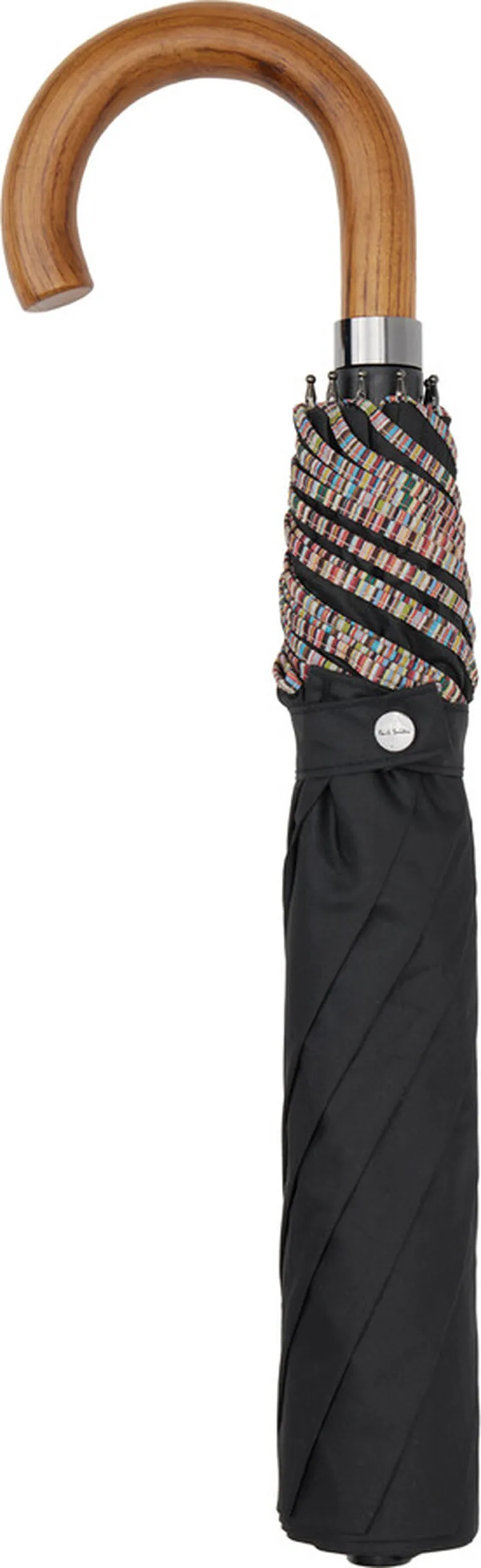 Paul Smith Black Signature Stripe Border Umbrella