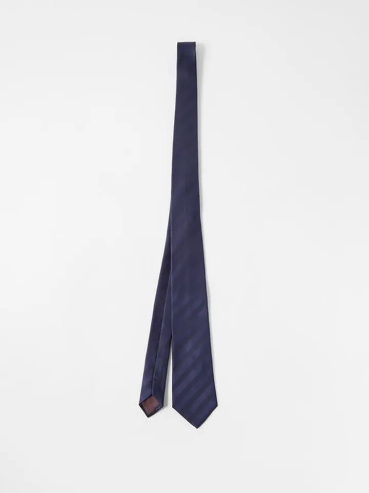 Striped Silk-twill Tie