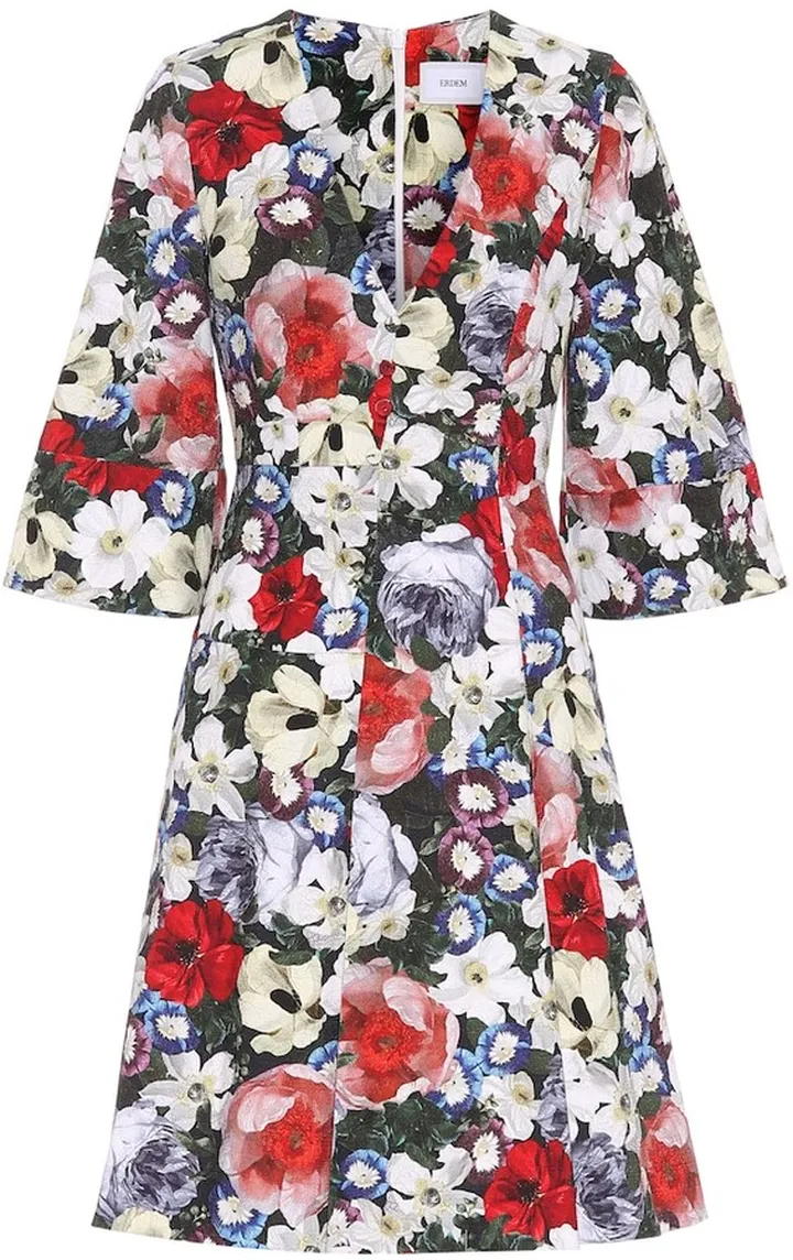 Yeva stretch-cotton midi dress
