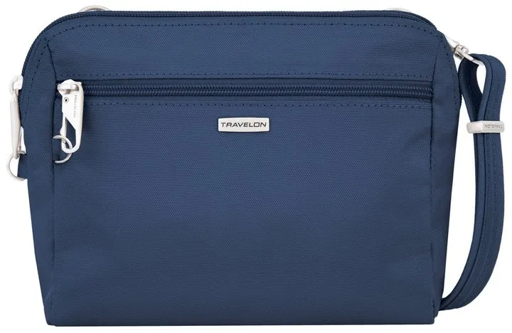 Travelon RFID Anti-Theft Crossbody Waist Pack - Blue