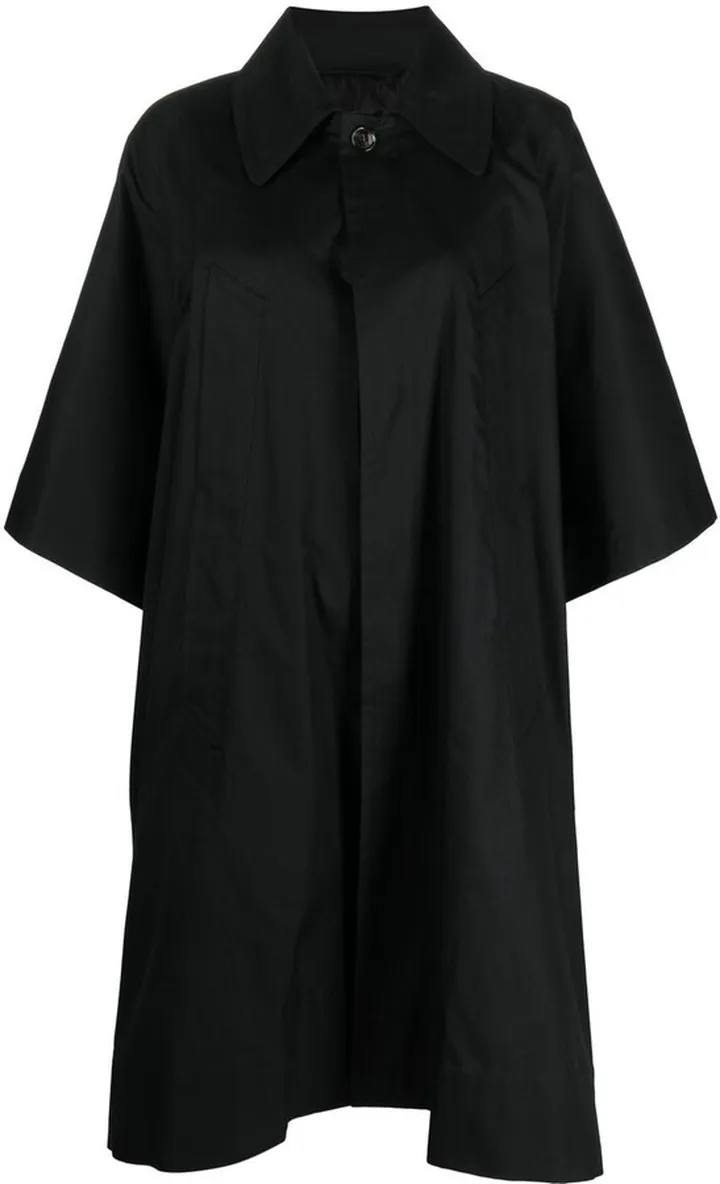 Button-Up Cape Coat