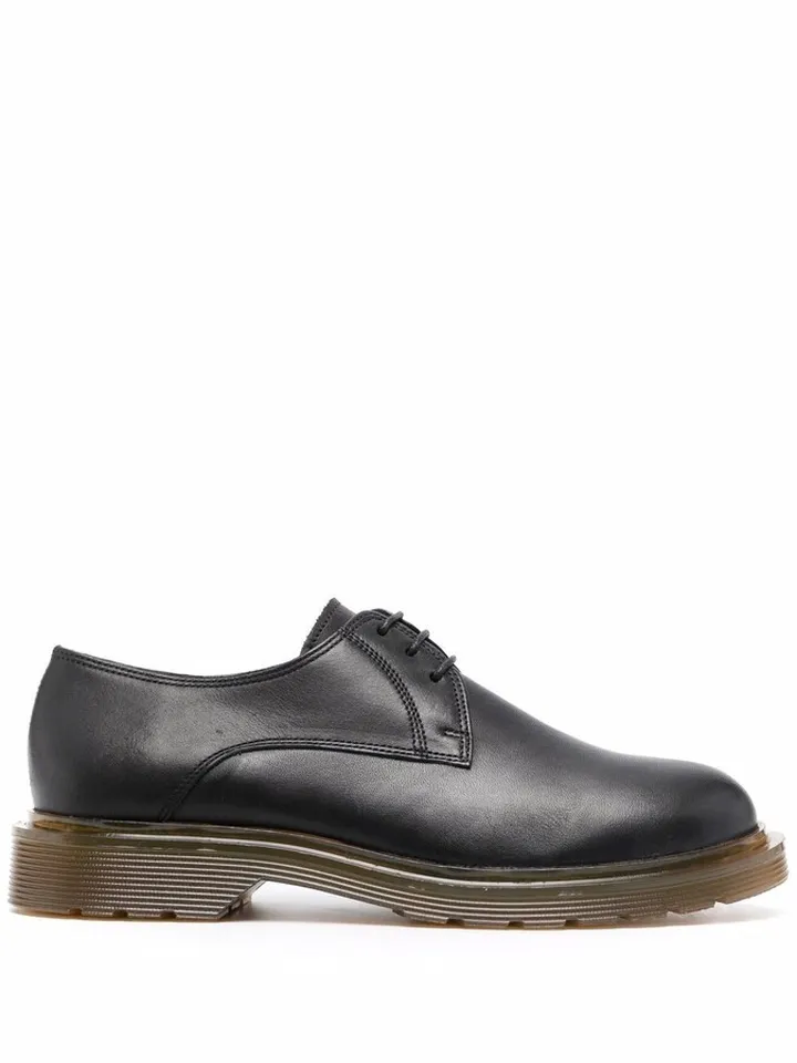 Richelieu leather shoes