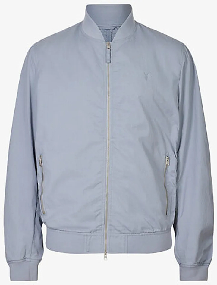 Mens Bassett Zipped Cotton-blend Bomber Jacket