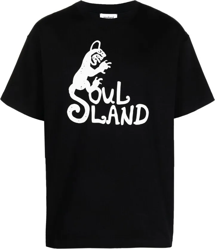 Spring Devil logo-print T-shirt