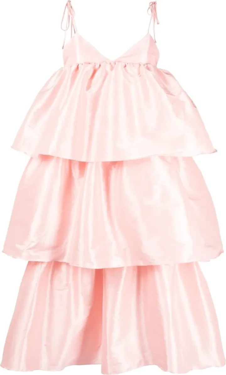Liere tiered midi dress