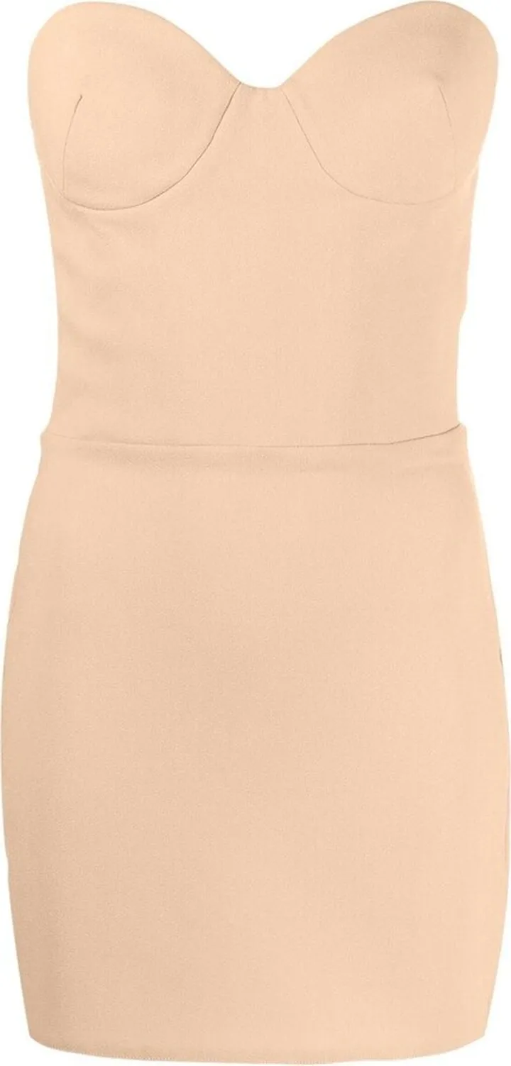 Clay strapless minidress