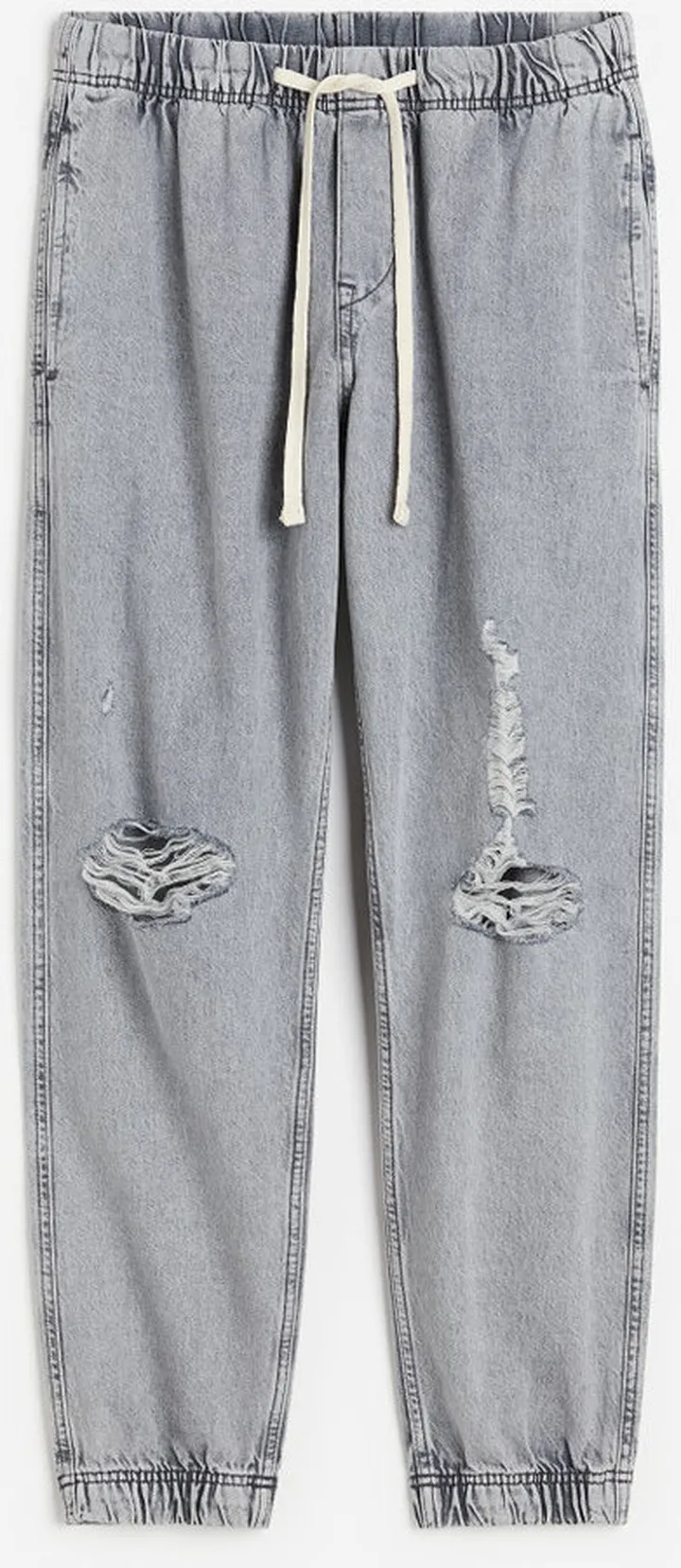 Relaxed Denim Joggers