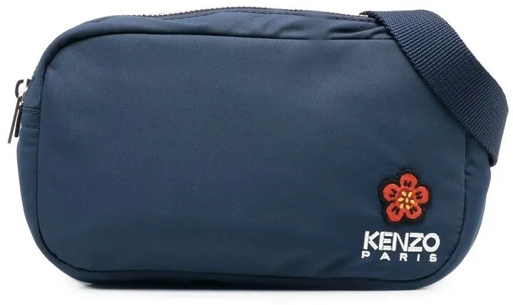 Poppy-patch belt bag
