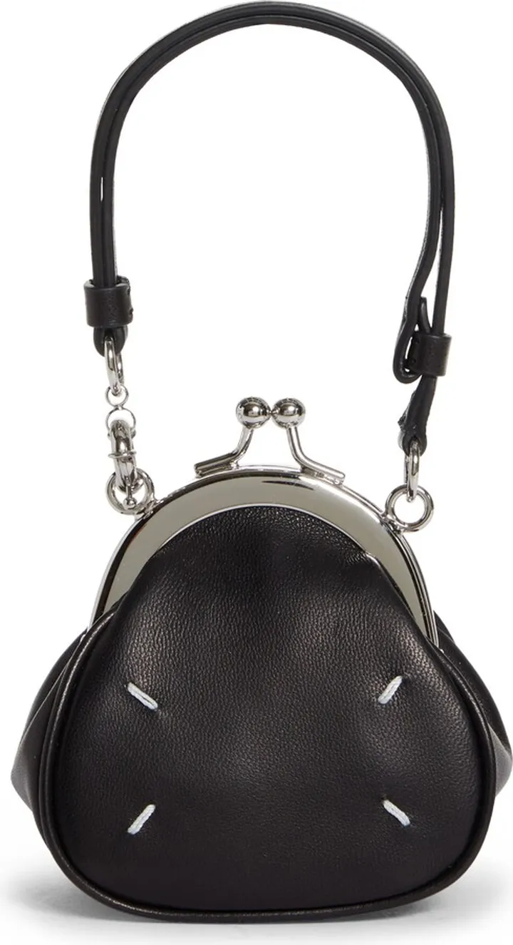 Mirco Leather Frame Bag