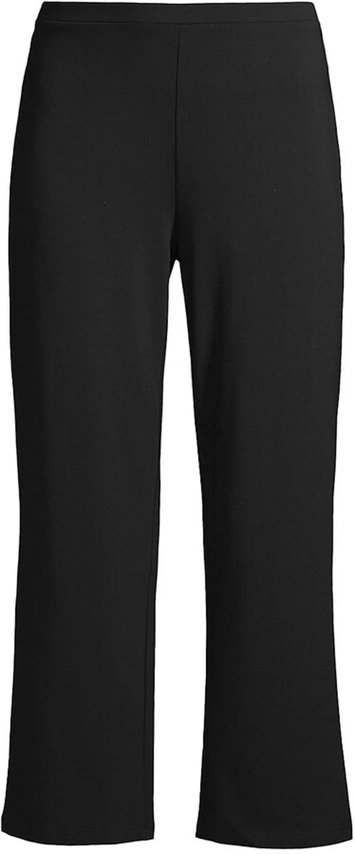 Straight-Fit Cropped Pants