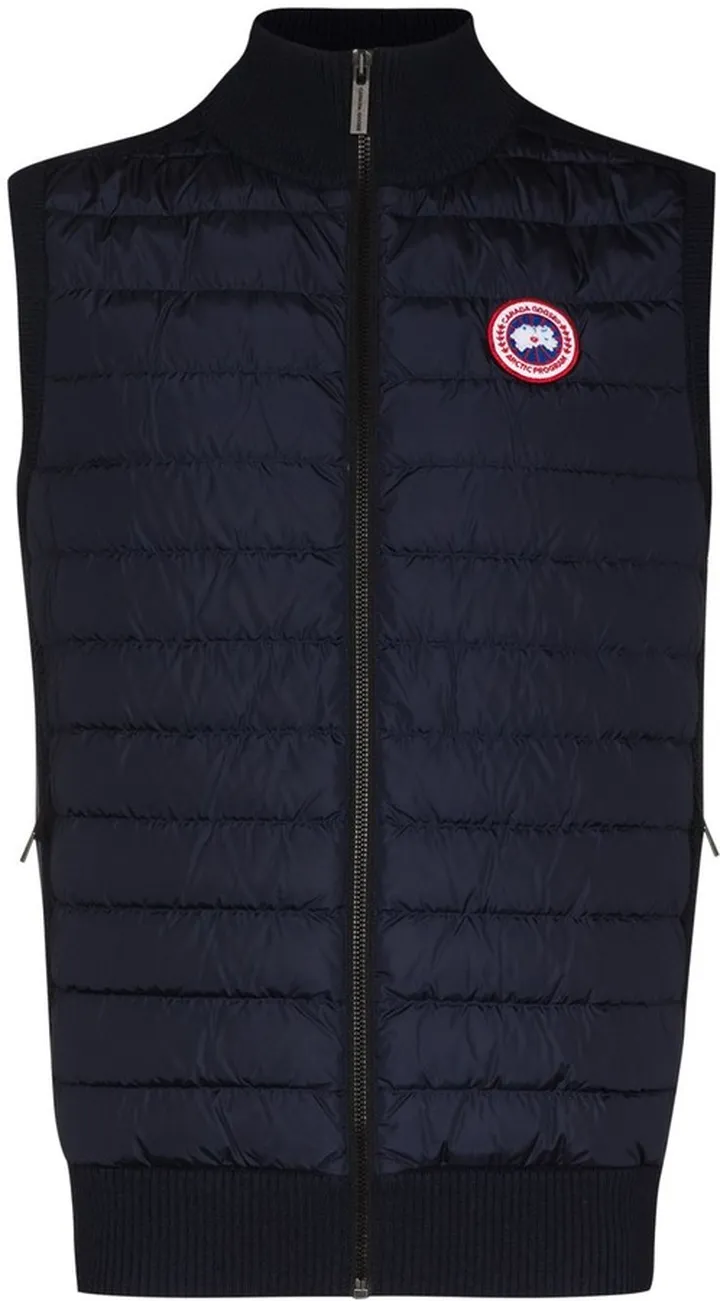 Multi-Fabric Panel Padded Gilet