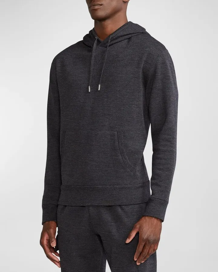 Men's Heathered Pullover Hoodie