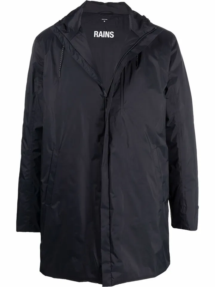 Drawstring Hooded Raincoat