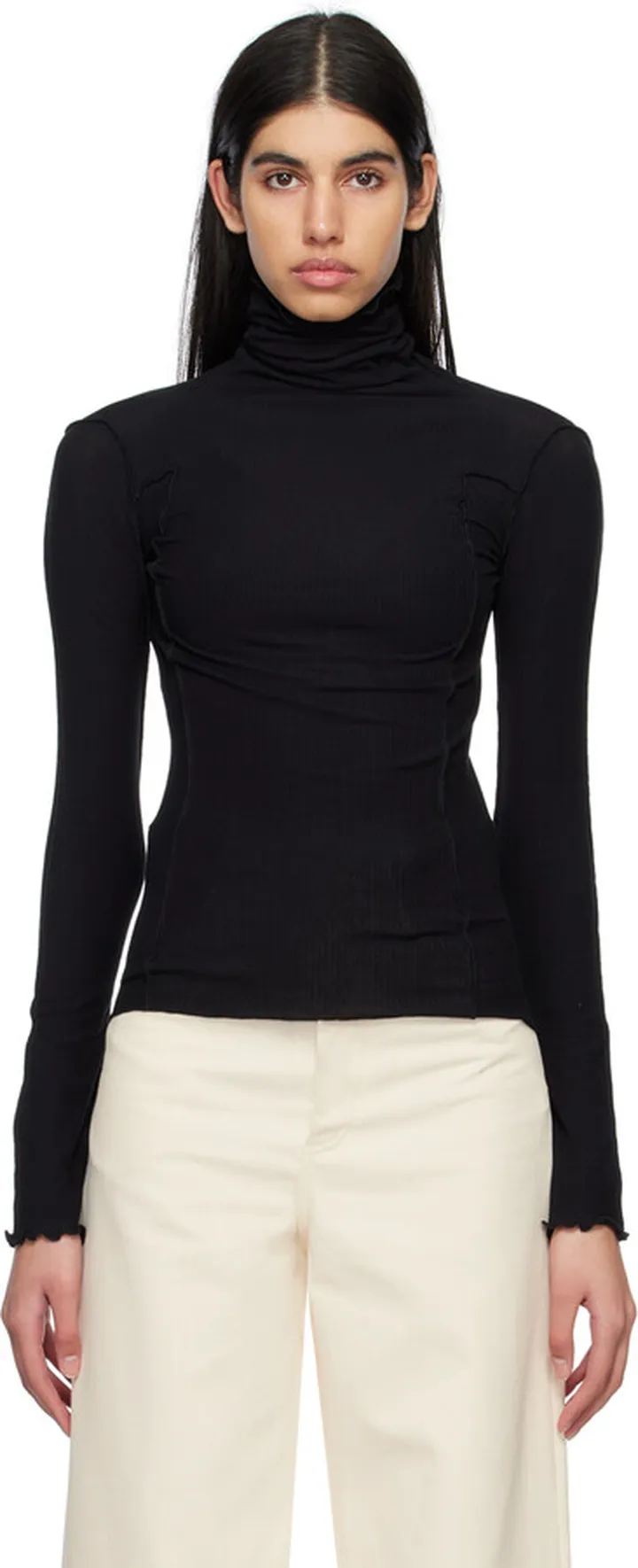 Baserange Black Omato Turtleneck