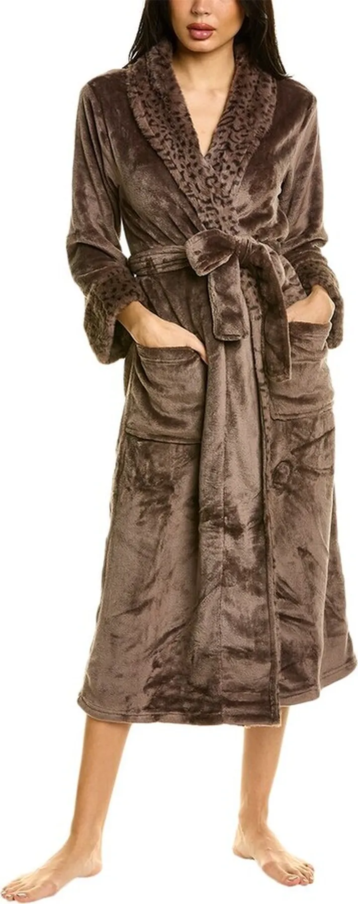 N Natori Plush Lynx Robe