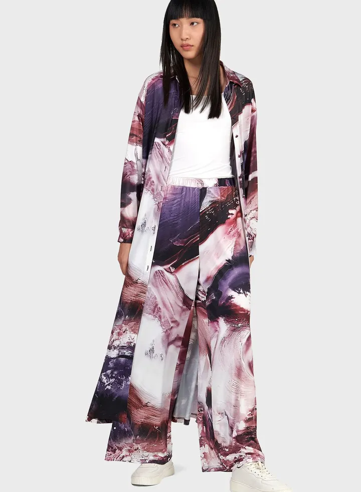 High Waist Wide Leg Pants