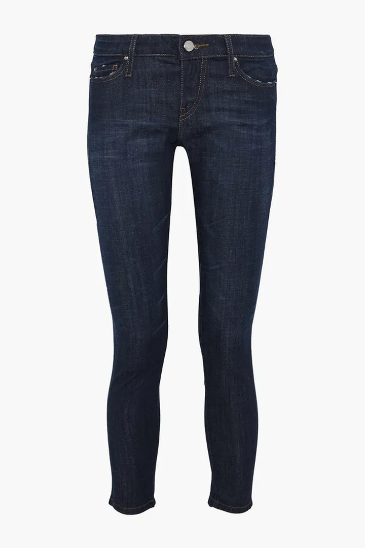 Alysond cropped low-rise skinny jeans