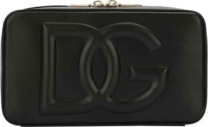 Small calfskin DG Logo camera bag