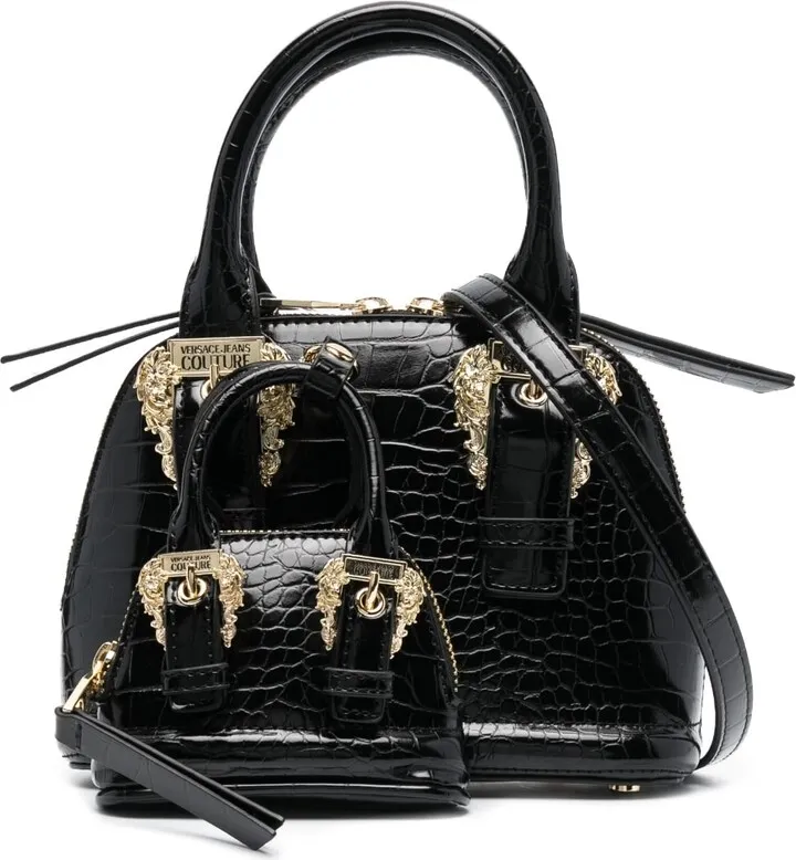 Buckle-Detail Tote Bag