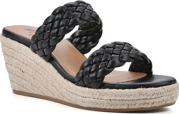 White Mountain Yoyo Espadrille Wedge Sandal