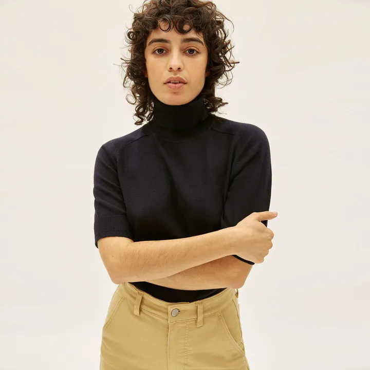 The Cotton–Merino Turtleneck Tee
