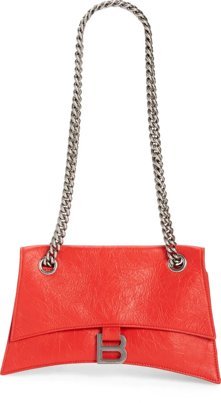 Crush Crushed Leather Shoulder Bag