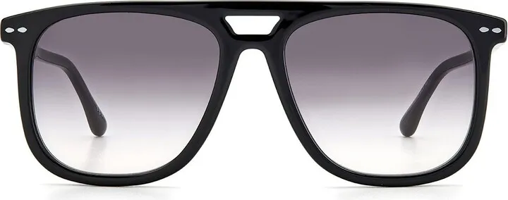 56mm Gradient Flattop Sunglasses