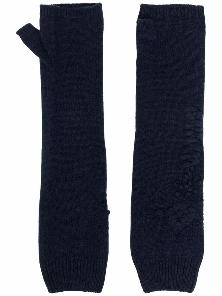 Fingerless Cashmere Mittens