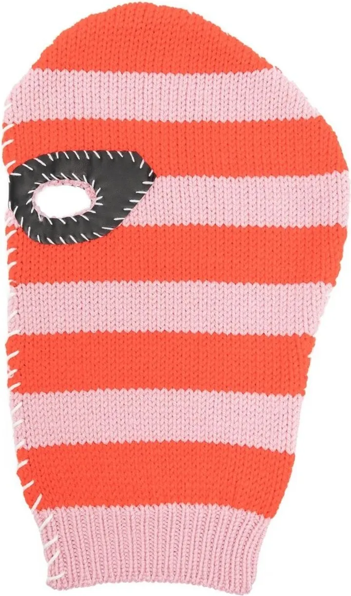 Striped Knitted Balaclava