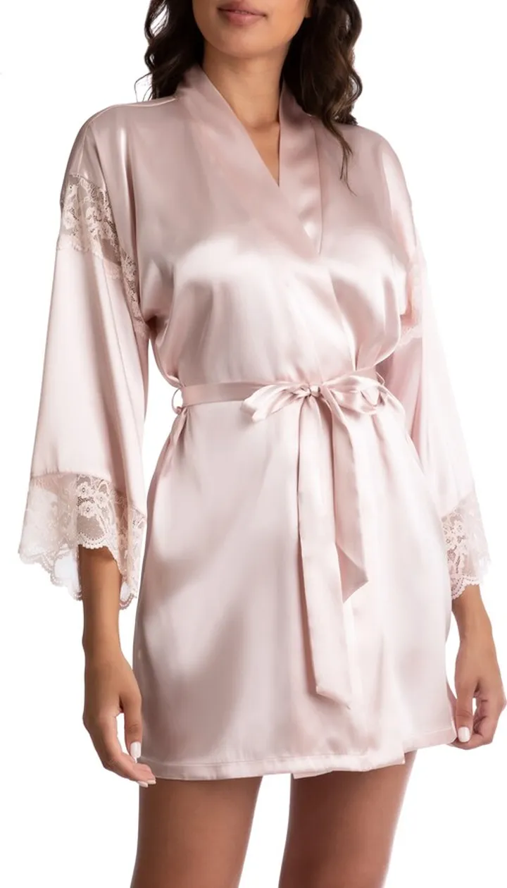 Eliza Lace & Satin Robe