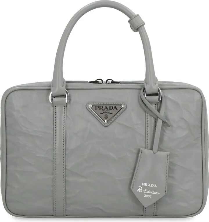 Prada Zipped Medium Tote Bag