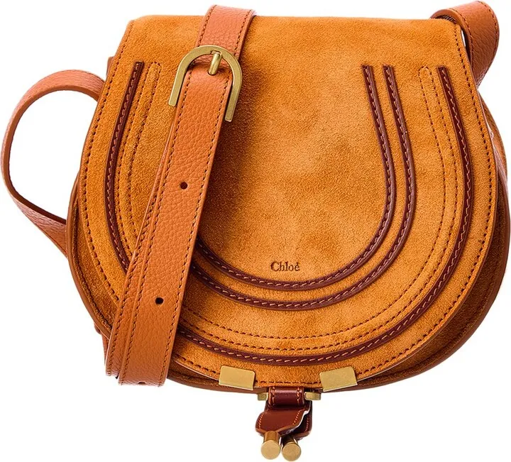 Chloé Marcie Small Suede Shoulder Bag