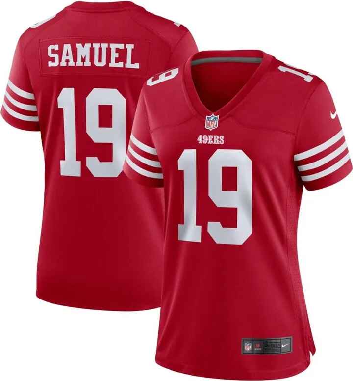 Women's Nike Deebo Samuel Scarlet San Francisco 49ers Player Game Jersey