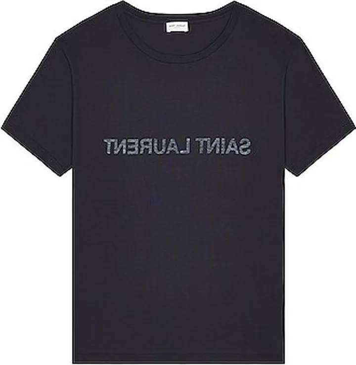 Saint Laurent Reverse T-Shirt in Blue