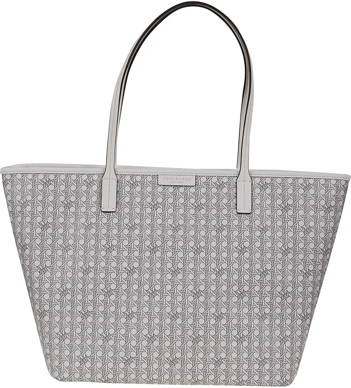 Coated Canvas Zip Tote